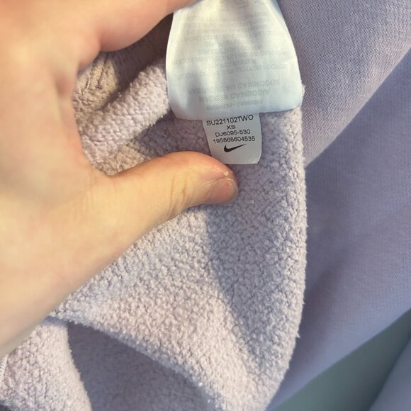 Nike SB Icon Hoodie Mens Size XS Light Purple Lilac Sweatshirt Skater Pullover - Picture 10 of 14